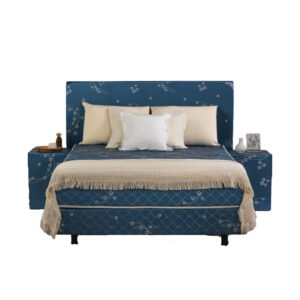 Sommier NOGAL Calma 140X190 Azul Completo