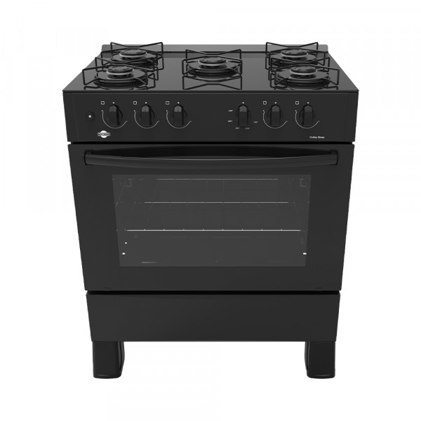 Cocina A Gas Tokyo Dallas Negro 5H C/ Horno 94Lts