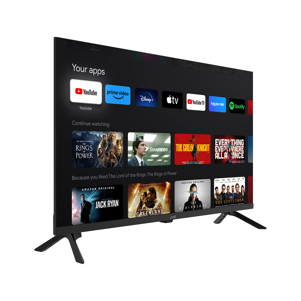 Smart TV JVC 43" Smart FHD 4K Google TV LT-43KB538