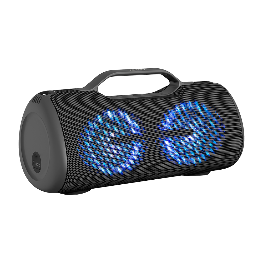 SPEAKER PORTATIL TOKYO STORM BT 5.0 - 4*1800 mAh 60W- VOLT.CARGA -IPX5- FUNCION