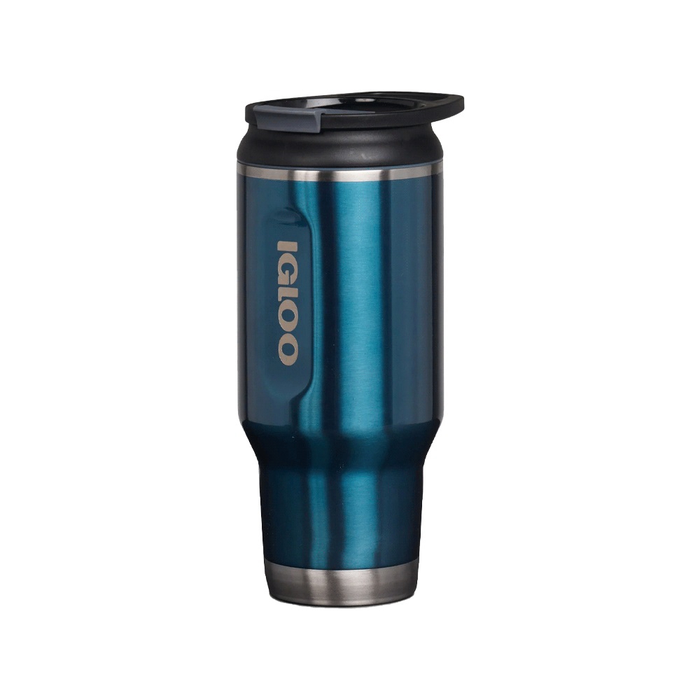 Vaso Termico Igloo 950ml Azul Moderno C/Tapa 71079