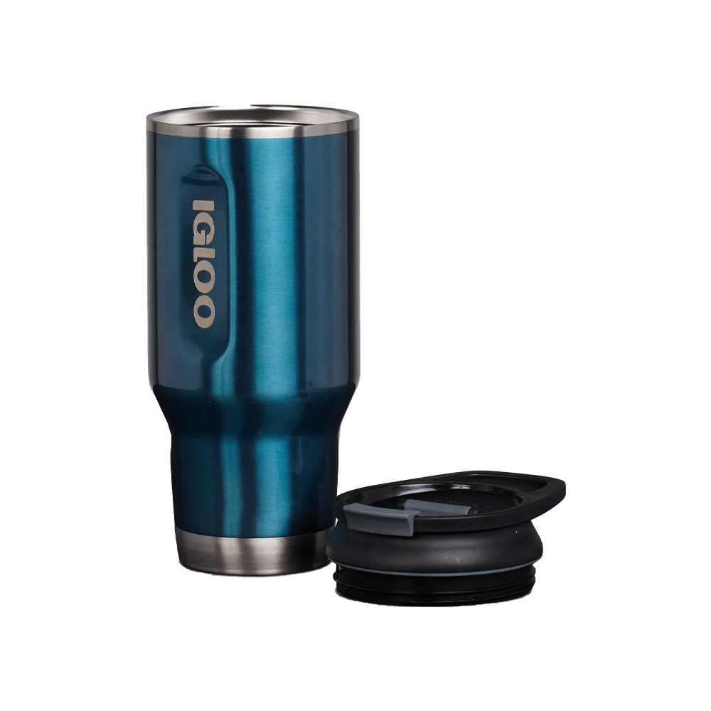 Vaso Termico Igloo 950ml Azul Moderno C/Tapa 71079