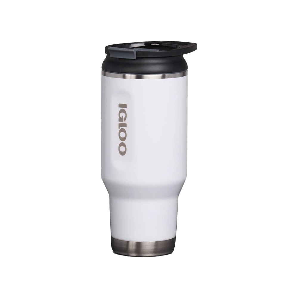 Vaso Termico Igloo 950ml Blanco C/Tapa 71077