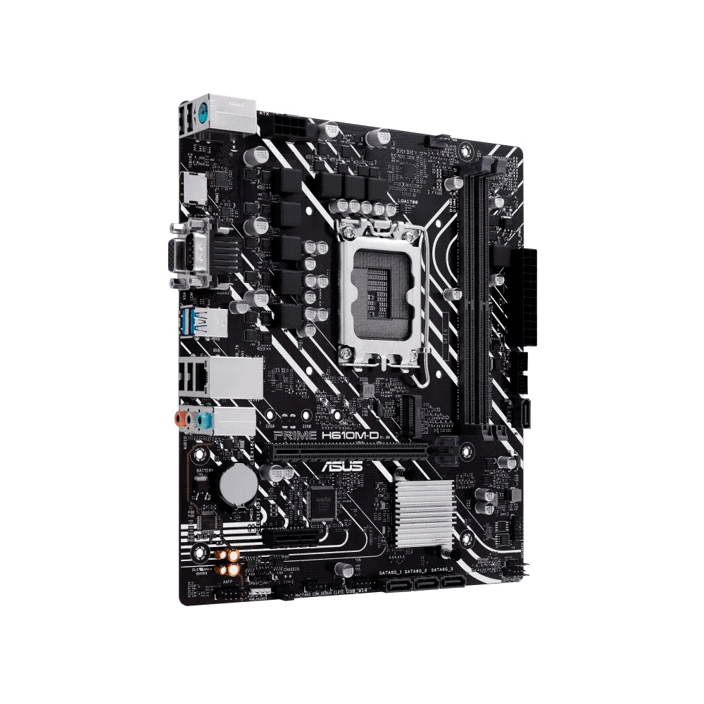Placa Madre Asus 1700 Prime H610m-D Ddr5 V/S/R/Hdmi/M2/Com/Usb3.2/Matx