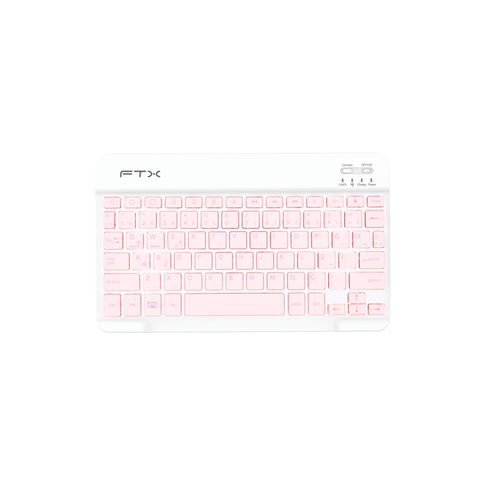 Teclado Ftx Bluetooth Ftxb09 Por/Rosa