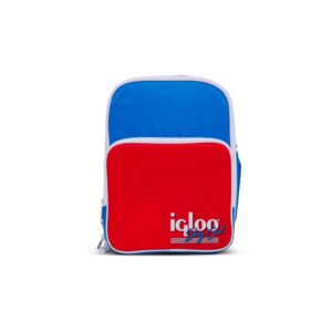 Mochila Termica Igloo 12 Latas Retro Rojo/Azul 63075