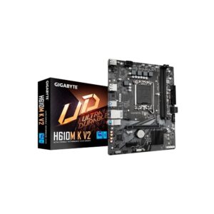 Placa Madre Gigabyte 1700 H610m K V2 Ddr5 S/R/Hdmi/Dp/M2/Usb3.2/Matx