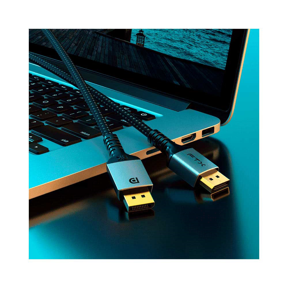 Cable Displayport M/M 2m Ftx-Dp8k-Ag2 Dp1.4/8k/60hz/4k/120hz/32.4gbps