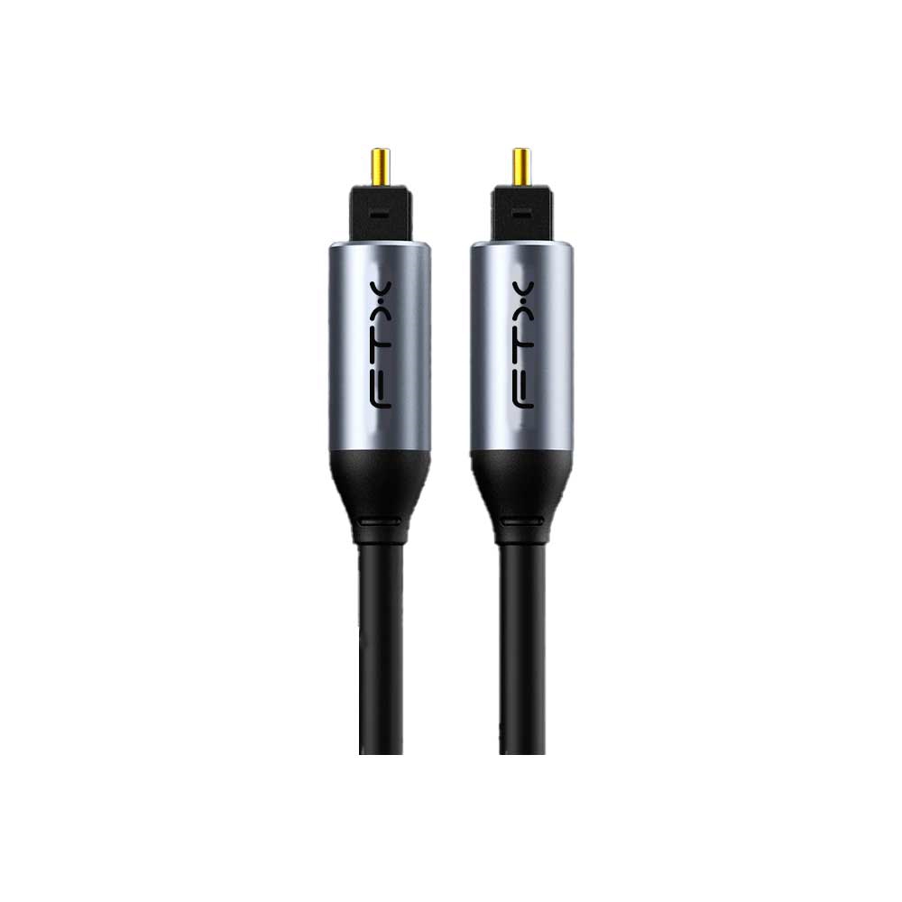 Cable Optico 1m Para Sound Bar/Tv/Proy Premium Toslink Hifi Ftx-Av380-P04gn-S1