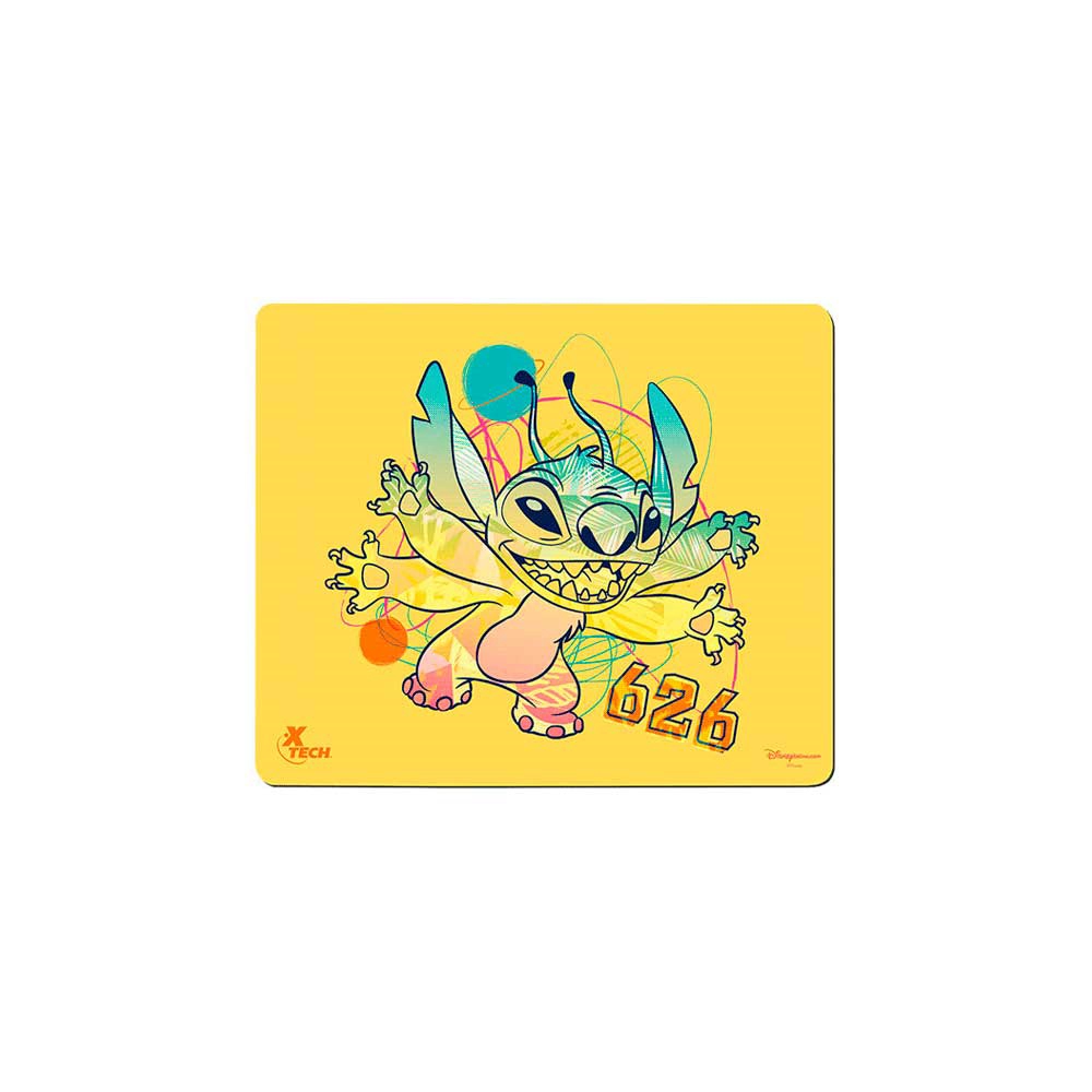 Mouse Pad Xtech Xta-D100st-Yl 22x18x0.2cm Stitch Amarillo