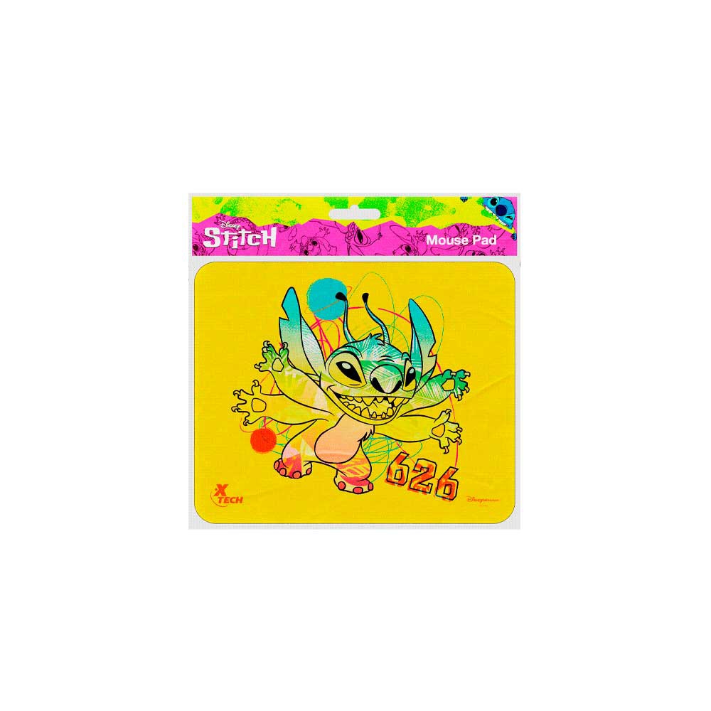 Mouse Pad Xtech Xta-D100st-Yl 22x18x0.2cm Stitch Amarillo