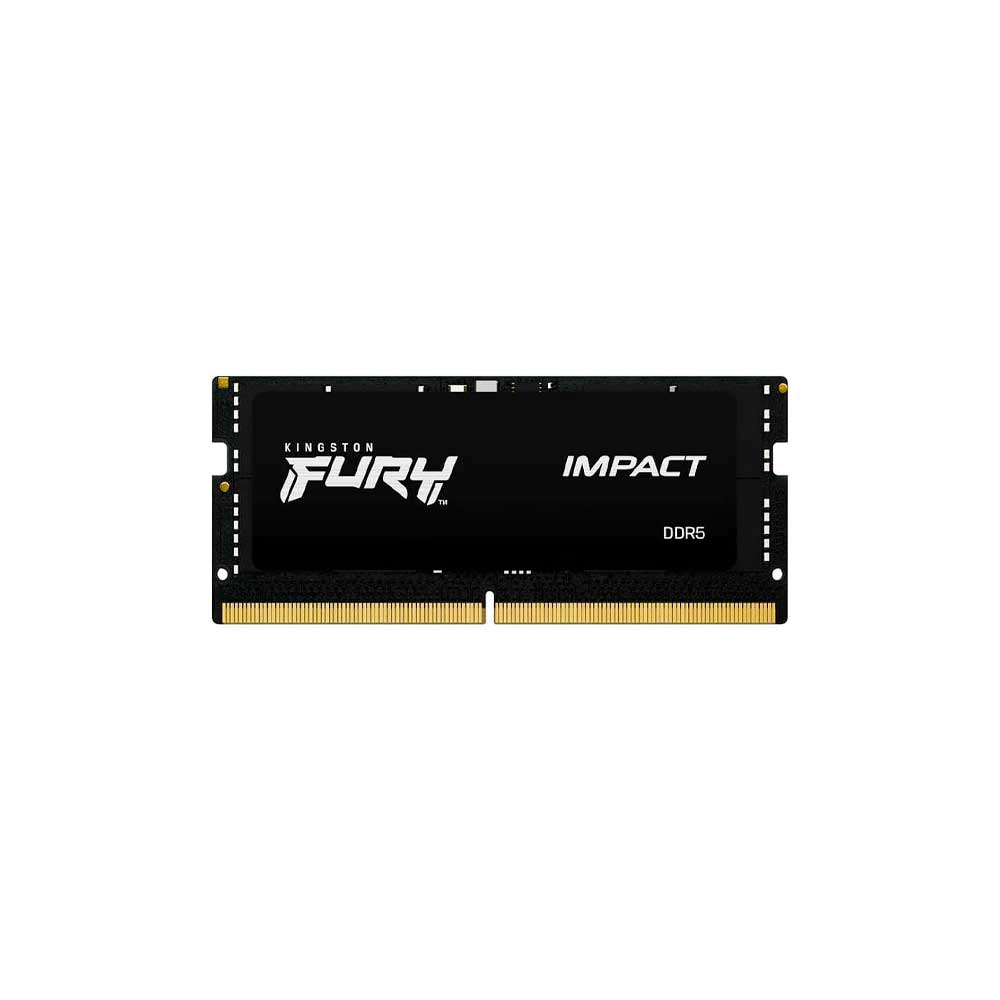Memoria Ram P/Nb Ddr5 16gb 6400 Kingston Fury Impact Bk Kf564s38ib-16