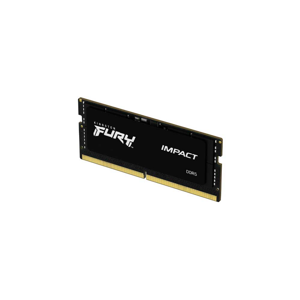 Memoria Ram P/Nb Ddr5 16gb 6400 Kingston Fury Impact Bk Kf564s38ib-16