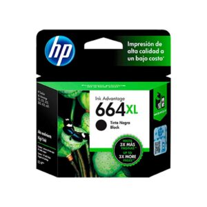 Tinta Hp 664xl Negro F6v31al 8,5ml