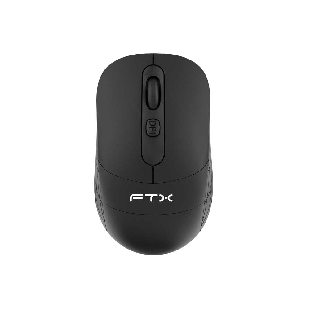 Mouse Ftx Wireless Ftxmw73 2400dpi/4 Botones/Negro