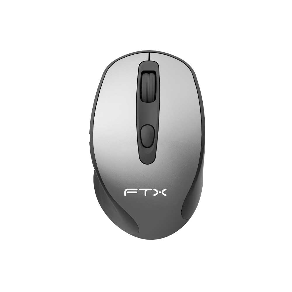 Mouse Ftx Wireless Dual-Mode Ftxmwb40 1600dpi/4 Botones/Gris Con Negro