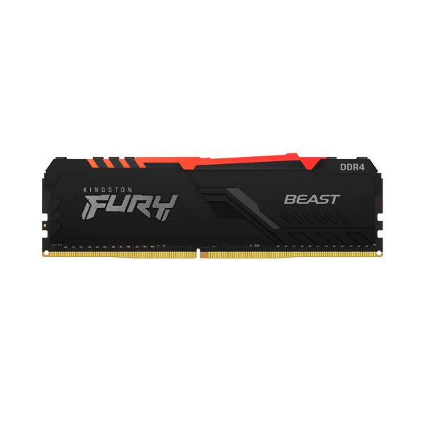 Memoria ram ddr4 32g 2666 kingston fury beast bk kf426c16bba/32 rgb